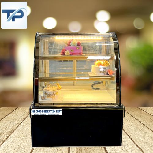 Tủ Trưng Bày Bánh Kem Kính Cong 3 Tầng 90cm