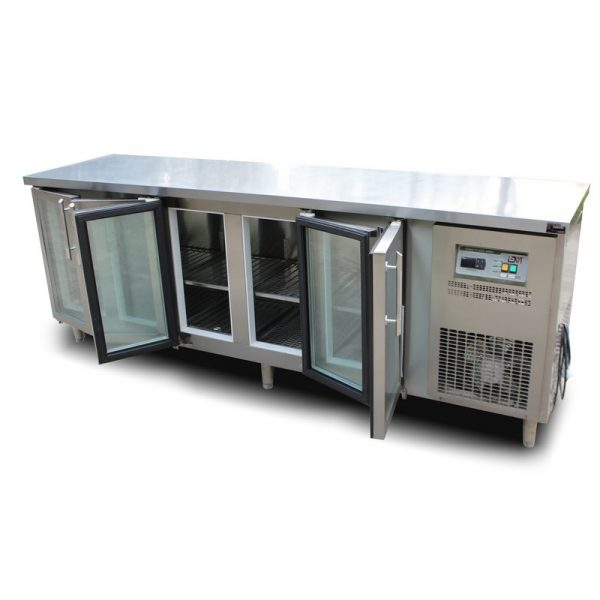 Tủ Bàn Lạnh 5 Cánh Kính
