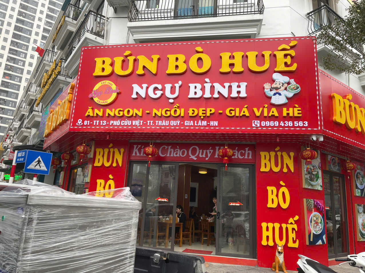 Bàn Giao Lắp Đặt Máy Rửa Bát Siêu Âm Tại Chuỗi BÚN BÒ HUẾ Ngự Bình - Hà Nội
