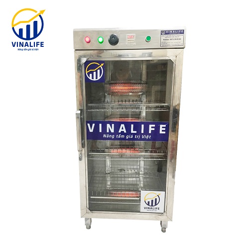 Tủ sấy bát công nghiệp 400L 1 lớp bóng sấy