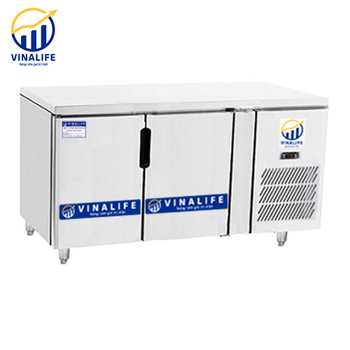 Tủ bàn lạnh quạt gió cánh inox 1.2m