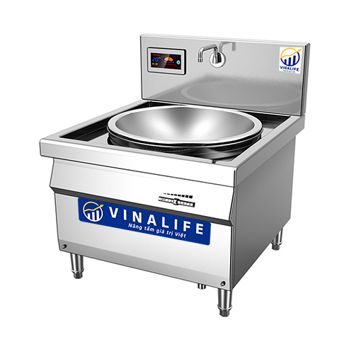 Bếp từ công nghiệp đơn 8kw liền chảo
