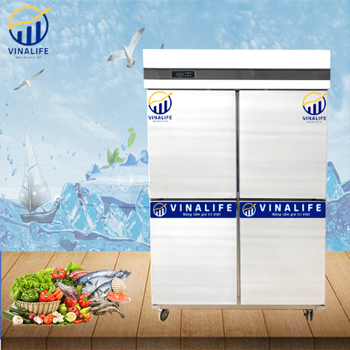 Tủ Đông Lạnh 4 Cánh 2 Chế Độ Quạt Gió 1100L