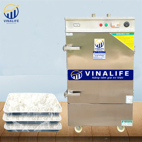 Tủ Nấu Cơm Điều Khiển Cơ 8 Khay