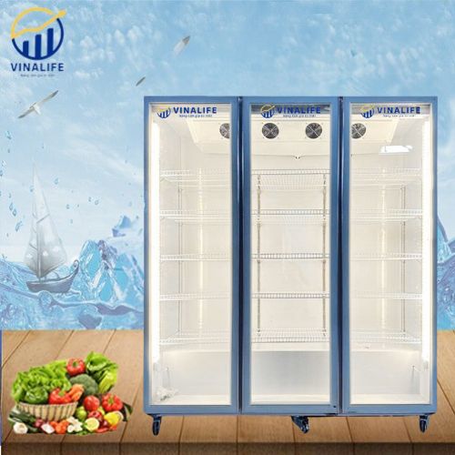 Tủ Mát 3 cánh Quạt Gió Vinalife