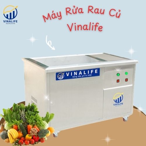 Máy Rửa Rau Củ Công Nghiệp 1.8m