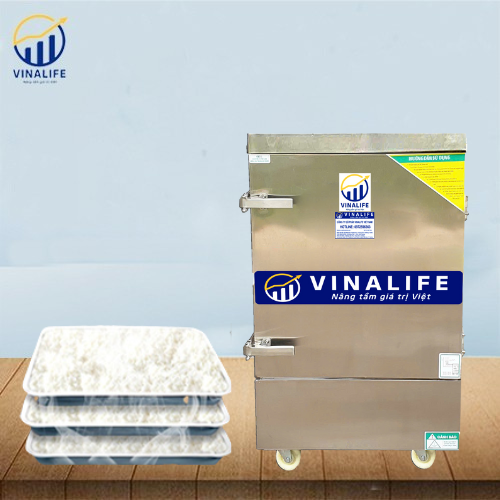 Tủ Nấu Cơm Dùng Điện 6 Khay Vinalife