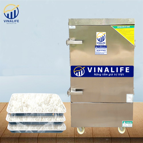 Tủ Nấu Cơm Dùng Điện 8 Khay Vinalife